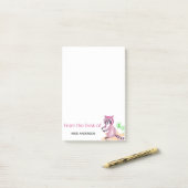 Cute Racoon Post It Notes for Teachers (Op bureau)