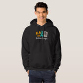 Cute Radiation Therapist Graphic Radiation Therapy Hoodie (Voorkant volledig)
