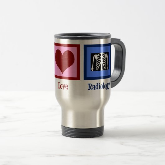 Cute Radioloog Reisbeker (Voorkant rechts)