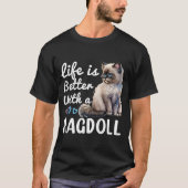 Cute Ragdoll Cat Owner Himalayan Birman Ragdoll T-shirt (Voorkant)