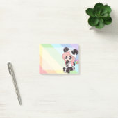 Cute Rainbow Anime Panda Girl Post-it® Notes (Kantoor)