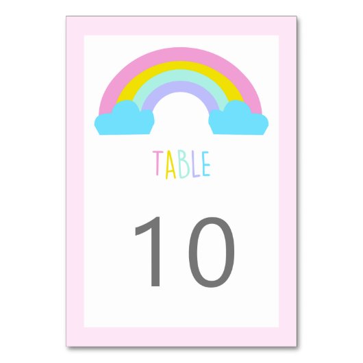 Cute Rainbow-baby shower heldere kleuren voor zach Kaart (Voorkant)