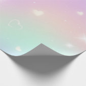 Cute Rainbow Birthday Cadeaupapier (Hoek)