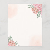 Cute Rainbow Boho Baby Shower (Achterkant)