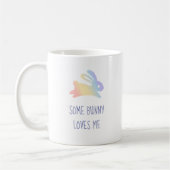 Cute Rainbow Bunny Rabbit Quote Koffiemok (Links)