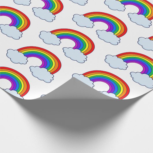 Cute Rainbow Cadeaupapier (Hoek)