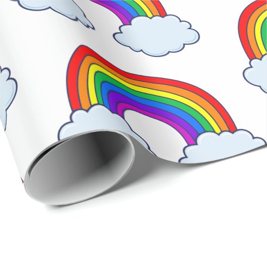 Cute Rainbow Cadeaupapier (Rol Hoek)