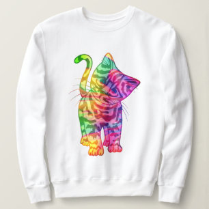 Cute Rainbow Cat T-shirt, ontwerp van het sweatshi Trui