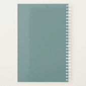 Cute Rainbow Cloud Rain Inspirerend Quote Gezegde Planner (Achterkant)