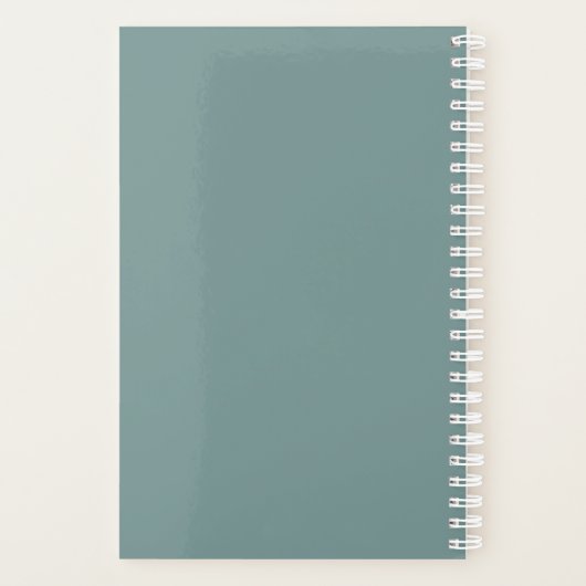 Cute Rainbow Cloud Rain Inspirerend Quote Gezegde Planner (Achterkant)