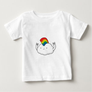 Cute Rainbow Cloud Rave Cartoon