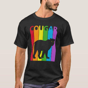Cute Rainbow Cougar T-shirt