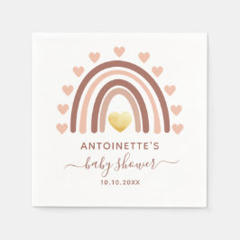 Cute Rainbow Custom Baby shower Servet