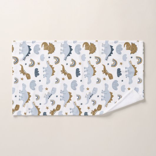 Cute Rainbow Dinosaur Pattern Bad Handdoek (Handdoek)