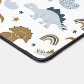 Cute Rainbow Dinosaur Pattern Bureaumat (Hoek)