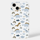 Cute Rainbow Dinosaur Pattern Case-Mate iPhone Case (Achterkant)