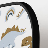 Cute Rainbow Dinosaur Pattern Pickleball Paddle (Links Detail)