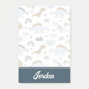Cute Rainbow Dinosaur Pattern Post-it® Notes