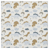 Cute Rainbow Dinosaur Pattern Stof (Swatch)
