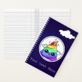 Cute Rainbow Emoji Poop Journal Notitieboek (Binnen)
