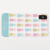 Cute Rainbow & Gold Pattern is een ananananas Case-Mate iPhone Case (Achterkant (horizontaal))