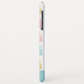 Cute Rainbow & Gold Pattern is een ananananas Case-Mate iPhone Case (Achterkant/links)