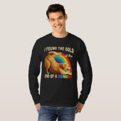 Cute Rainbow Golden Retriever  Dog I Found The Gol T-shirt (Voorkant volledig)