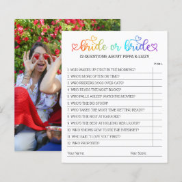 Cute Rainbow Heart Script Bride of Bride Game