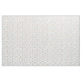 Cute Rainbow Hearts & Clouds Pattern Stof (Yard (91,4 cm))