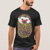 Cute Rainbow Hedgehog T-shirt (Voorkant)