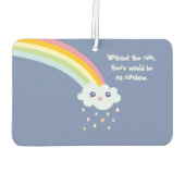 Cute Rainbow Inspirerend en Motivatie Citaat Luchtverfrisser (Achterkant)