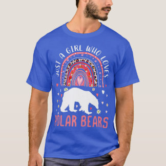 Cute Rainbow is een meisje dat van Polaire Beren L T-shirt
