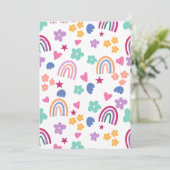 Cute Rainbow Kaart (Staand voorkant)