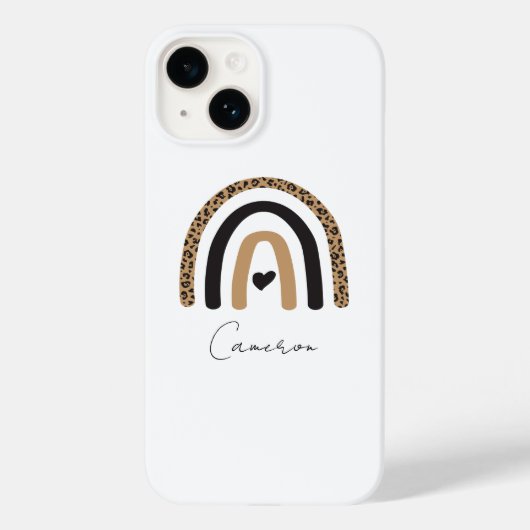 Cute Rainbow Leopard Pattern Case-Mate iPhone Case (Achterkant)