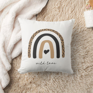 Cute Rainbow Leopard Pattern Kussen