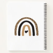 Cute Rainbow Leopard Pattern Notitieboek (Achterkant)