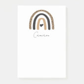 Cute Rainbow Leopard Pattern Post-it® Notes (Voorkant)