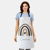 Cute Rainbow Leopard Pattern Schort (Gedragen)