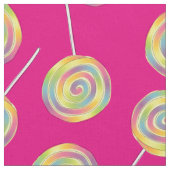 Cute Rainbow Lollipops Kinder Snoep Stof (Close Up)