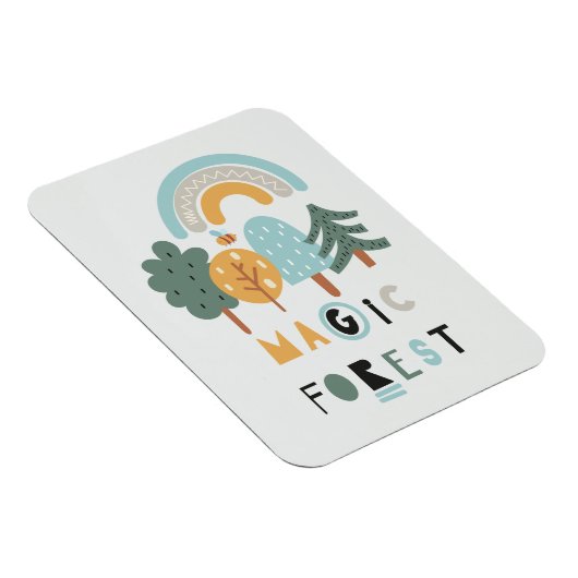 Cute Rainbow Magic Forest Magneet (Rechterzijde)