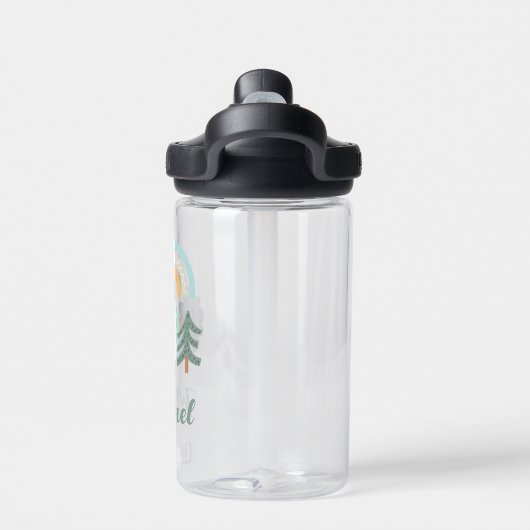 Cute Rainbow Magic Forest Waterfles (Achterkant)