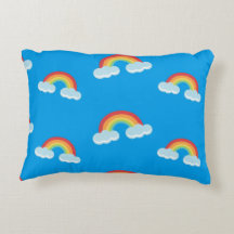 Cute Rainbow met Clouds Pattern