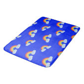 Cute Rainbow met Clouds Pattern Badmat (Gekanteld)