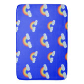 Cute Rainbow met Clouds Pattern Badmat (Voorkant Verticaal)