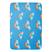 Cute Rainbow met Clouds Pattern Badmat (Voorkant Verticaal)