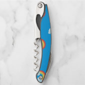 Cute Rainbow met Clouds Pattern Kurkentrekker (Voorkant)