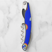 Cute Rainbow met Clouds Pattern Kurkentrekker (Voorkant)