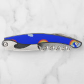 Cute Rainbow met Clouds Pattern Kurkentrekker (Voorkant)