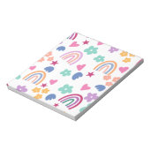 Cute Rainbow Notitieblok (Linkerzijde)