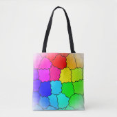 Cute Rainbow-patroon Tote Bag (Voorkant)